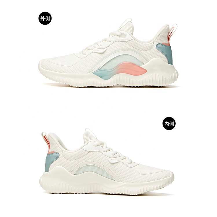 China Factory Custom Logo Fashion Style Lace-up Sport Running Athletic Shoes  Unisex Women Breathable New Style Shoes