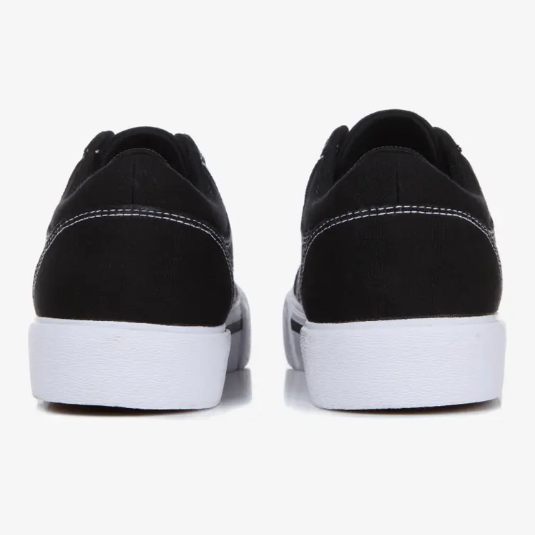 Hot Sale Fashion Style Unisex Comfortable Black Unisex Canvas Sneaker Young Men's Casual Shoes