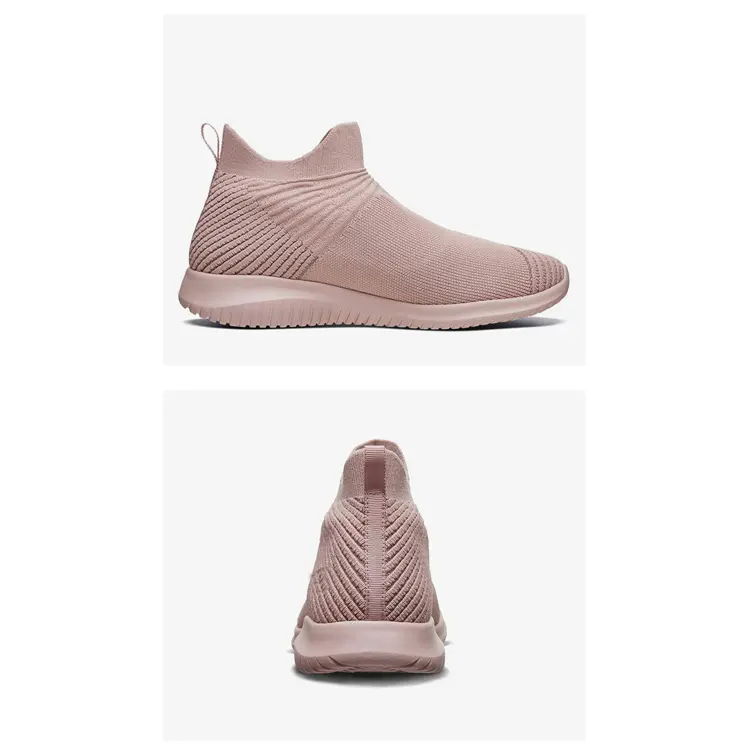 Hot Selling Cheap Lightweight Breathable Knitting Sneakers Casual Shoes For Men Women